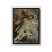 Rönesans Rubens Kutsal Üçleme Çerçevesiz Poster 21x30 Cm A4 Tablo Rönesans Klasik Sanat Duvar Dekoru
