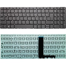 Işıksız, Uyumlu Notebook Klavye - Lenovo Ideapad 81n300dstx, 81ut001atx - Sağ Üst Power Tuşlu