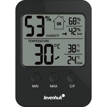 Levenhuk Wezzer BASE L30 Siyah Termo Higrometre