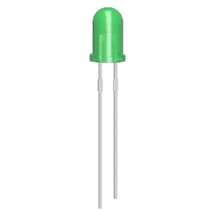 Led 5mm Yeşil 10 Adet Pcs