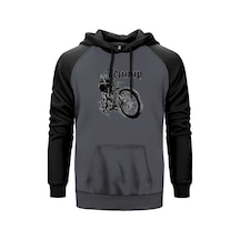 Motörhead Lemmy Kilmister Motorbike Gri Renk Reglan Kol Sweatshirt Gri