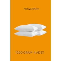 Soft 4'lü Silikon Yastık 1000 Gr Beyaz