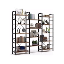 Umutpark Umutpark Umuthomedesing Metal Ahşap Kitaplık Raf.