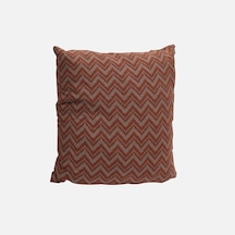 Premier Home Zigzag Şönil Kare 45x45 Cm Minder Turuncu Diğer