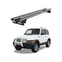 Venüs Ssangyong Korando 3d 1997-2005 Uyumlu Gri Ara Atkı Port Bagaj Tavan Barı