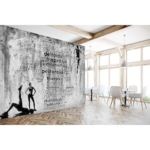 Spor - Fitness Salonu Duvar Kağıdı (440445272)