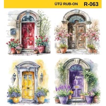 Ütü İle Rub On Transfer Kağıdı R-063 30x30 Cm