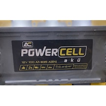 12V 100 AMPER POWERCELL AKÜ 2 YIL GARANTİLİ