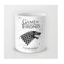 Game Of Thrones Kupa Bardak Özel Tasarım Açık Beyaz