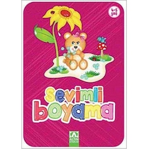 Sevimli Boyama - Pembe- Altın Kitaplar