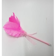 Fuşya Tüylü Kalem 35 CM  