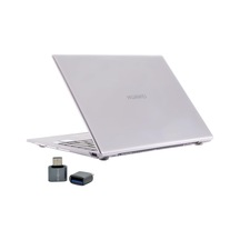 Huawei Matebook D14 2019-2022 Kılıf Uyumlu Kristal Parlak Şeffaf Sert Hard Case İnce Hafif Çizilme Koruma 14 İnç Şeffaf Belirtilmemiş