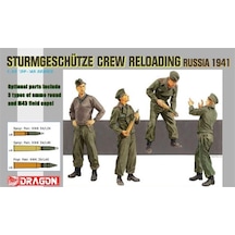 1/35 Sturmgeschütze Mürettebatı Rusya 1941 Asker Figür Maketi, Dragon 6192