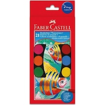 Faber Castell 21 Renk Büyük Boy Sulu Boya Çok Renkli