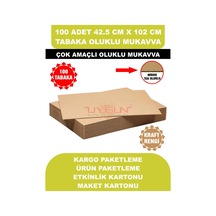 100 Adet 42.5cm X 102cm Baskısız Tabaka Oluklu Mukavva, Çocuk Etkinlik Kartonu, Maket Kartonu, Kargo Kartonu