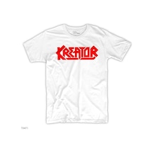 Kreator Logo 2 Beyaz Tişört Beyaz