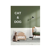 Pd Taht Rahat Kedi Köpek Yatağı 30 50 Atlantik Çam Yıkanabilir Duck Kumaş Minderi Ile Beraber
