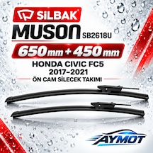Silbak Honda Civic Fc5 2017-2021 Ön Muz Silecek Takımı 650/450 Mm