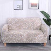 Novahub Renkli Poliester Koltuk Kılıfı - Haki - Tek, Çift, Üçlü, Dörtlü Boylar İçin Haki