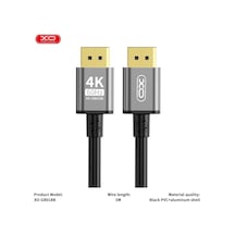 Delux Serisi Gb018b Dp - Dp Metal Kablo 4k - 5m 1080p Çalışma Masası Cihaz Aparatı Video Kablosu