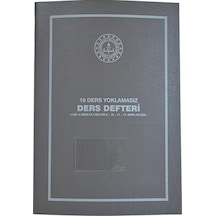 Gülpaş 10 Ders Yoklamasız Ders Defteri Gri Plastik Kapak