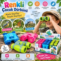 Renkli Çocuk Dürbünü Eğitici Oyuncak Keşif Dürbünü 1 Adet