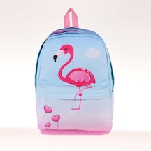 Kaukko İlkokul Sırt Çantası Büyük Boy Rainbow Flamingo 1395