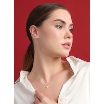 Kalpli Altın Kolye 43 Cm T14483 Renkli