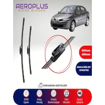 Aeroplus Renault Megane 2 Muz Silecek Takımı 2006-2009