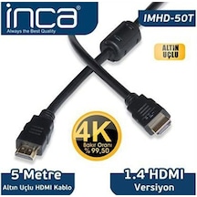 Inca Imhd 50T 5 Metre V1.4 3D Hdmi Altın Uçlu Kablo