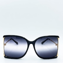Gucci Gg0592 002 Kare Kadın Güneş Gözlüğü Siyah