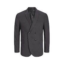 Jack&jones Yazlık Slim Fit Koyu Gri-melanj Erkek Ceket 12215745 001