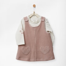 Andywawa Velvet Blossoms Kız Bebek Elbise Takım Ac27084 Mor