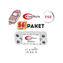 Klas Rulo Yazar Kasa&pos Rulosu 56mmx14metre 56 Paket 560 Adet