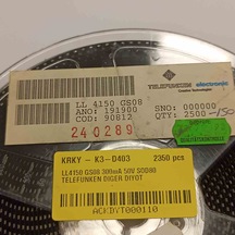 Ll4150 Gs08 300ma 50v Sod80 Diyot 350 Adet