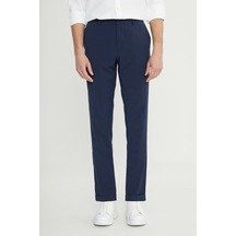AC&Co / Altınyıldız Classics Erkek Lacı Slim Fit Dar Kesim Beli Lastikli Yan Cep Esnek Casual Pantolon Lacı