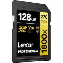 Lexar Gold Series 1800x 128 GB SDXC Class 10 UHS-II Hafıza Kartı