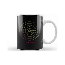 Kpop Girlgroup Loona Orbit Fandom Logo Kupa Bardak Porselen Karışık