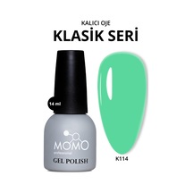 Momo Professional Kalıcı Oje K114 Moda İkonu Yeşili 14 Ml