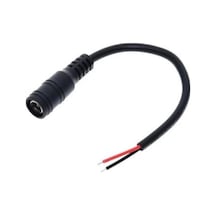 5.5mm X 2.1mm Dişi Adaptör Uzatma Kablosu 15cm Adaptör Kablosu Dişi 22awg 36v 3a Besleme Soket Dişi