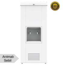 Sanayi Tipi Sebil 100 Lt. Soğutmalı Arıtmalı Beyaz Boyalı
