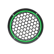 Garaj Dünyası Yeşil Neon Ledli 20 Cm 2 Li Hoparlör Kapağı