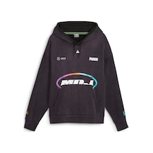 Puma Mercedes - Amg Petronas Motorsport X Mdj Grafik Kapüşonlu Sweatshirt 627837 01 Siyah