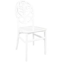Luna Karmen Düğün Sandalyesi Model 6 Beyaz