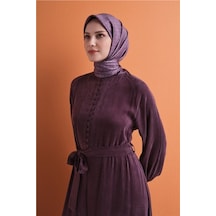 Armine Saf İpek Sura Eşarp 9622d 82 vizon