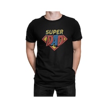 Super Dad Siyah Erkek Tshirt