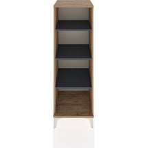 Hyperion Dolap 3 Raflı 44x44x134 Çam-antrasit Çam