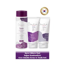 C'enta Beauty Kuru Ciltler için Gündüz Kremi 50 ML + Gece Kremi 50 ML + Tonik 200 ML