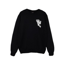 Dude I Don't Really Care Baskılı Sweatshirt Siyah