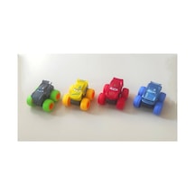 4 Adet Sürtmeli Şimşek Mcqueen Oyuncak Arazi Aracı 4x4 Diğer